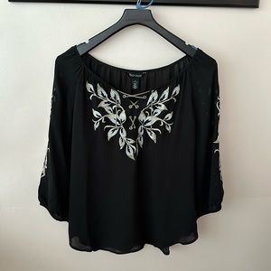 White House Black Market black blouse